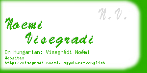 noemi visegradi business card
